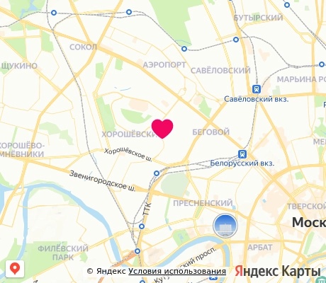 На карте