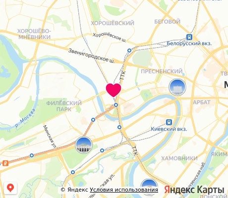 На карте