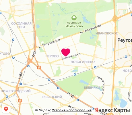 На карте
