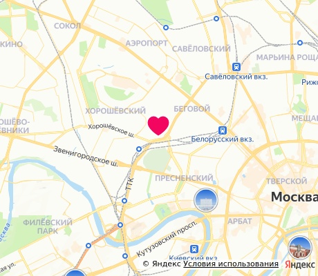 На карте
