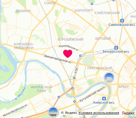 На карте