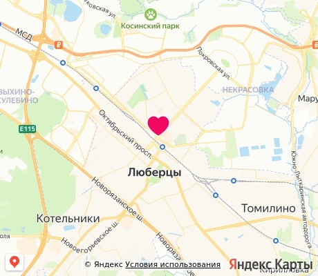 На карте