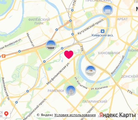На карте