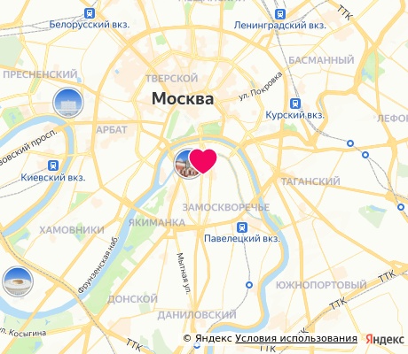На карте