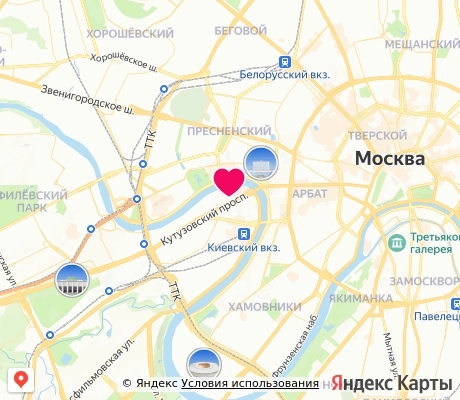 На карте