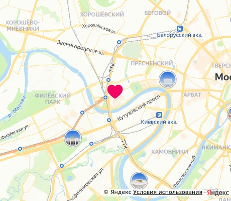 На карте
