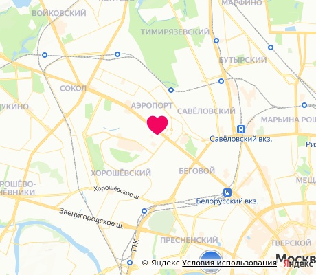 На карте