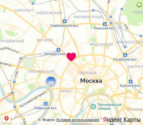 На карте