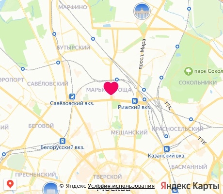 На карте