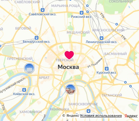 На карте