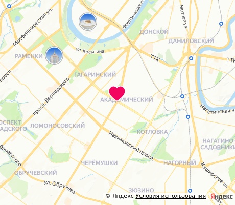 На карте