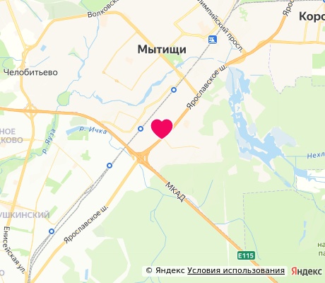 На карте