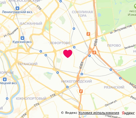На карте