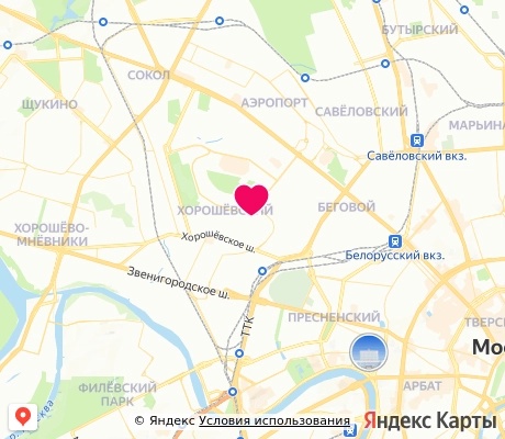 На карте