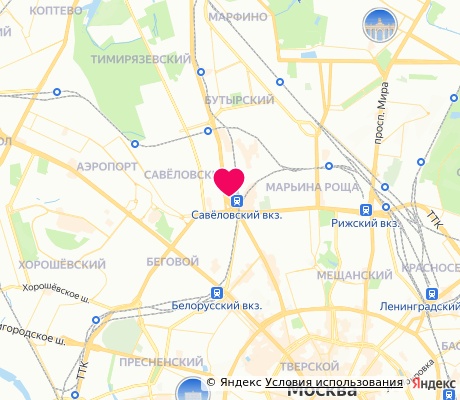 На карте