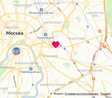На карте