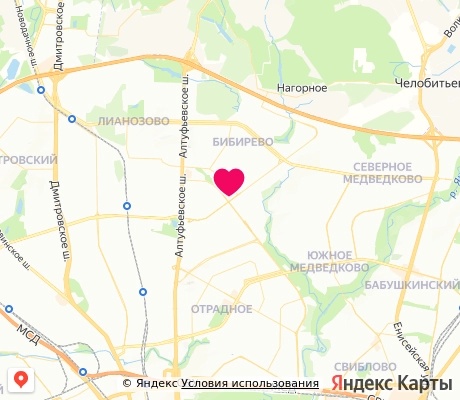 На карте