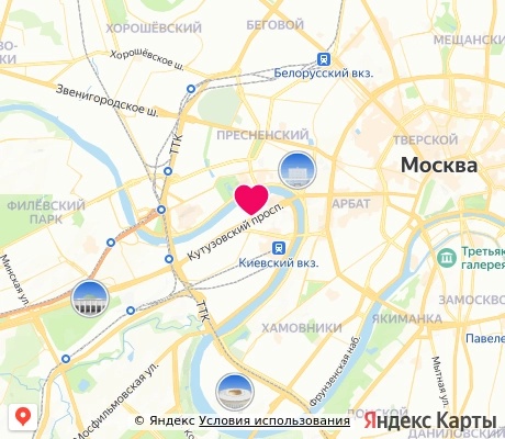 На карте