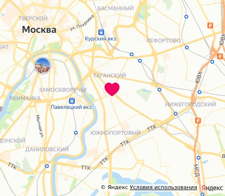 На карте