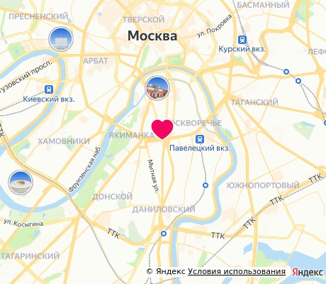 На карте