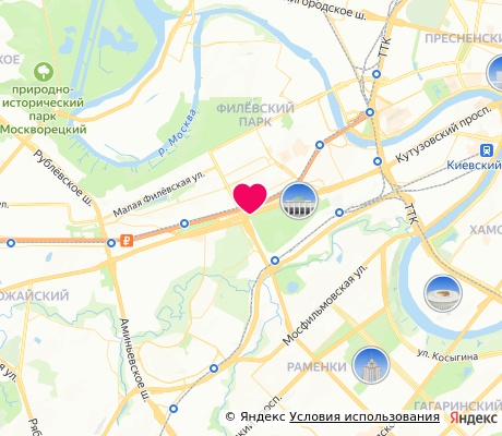 На карте