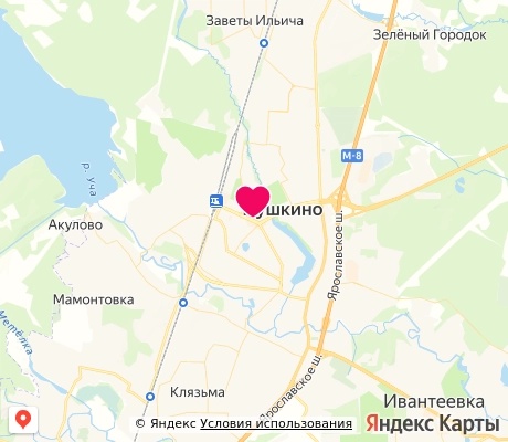 На карте