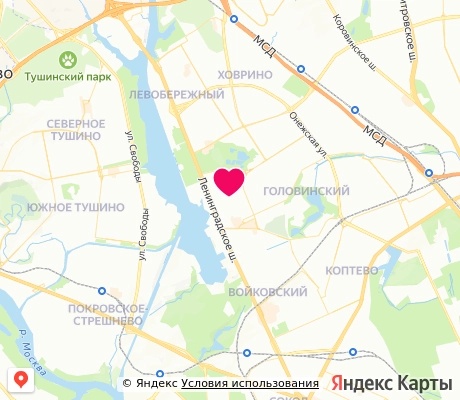 На карте