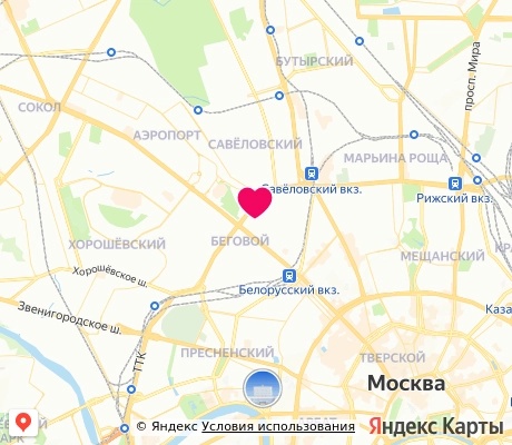 На карте