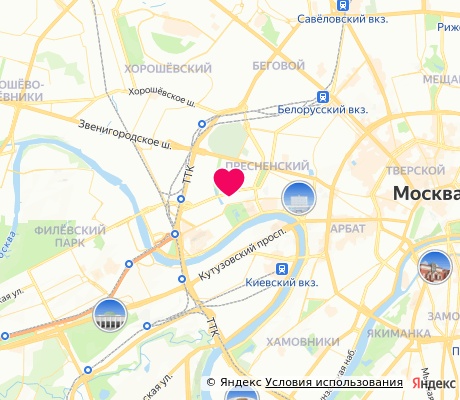 На карте