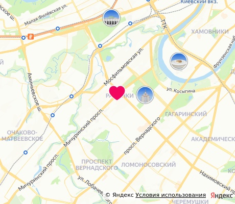 На карте