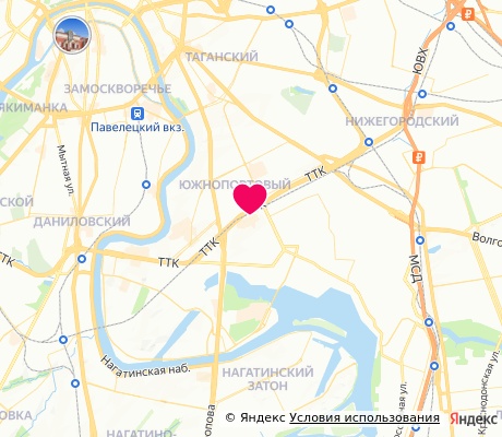 На карте