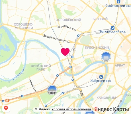 На карте