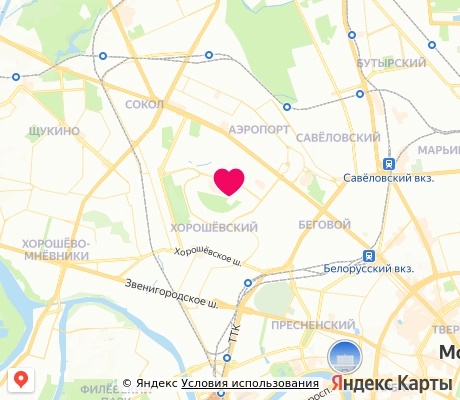 На карте