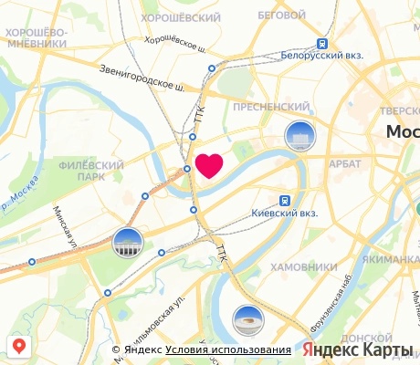 На карте