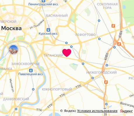 На карте
