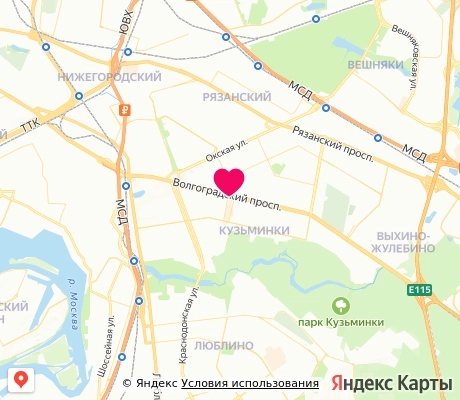 На карте