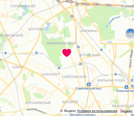 На карте