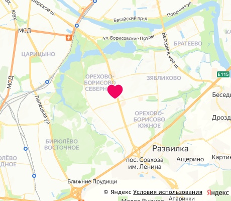 На карте
