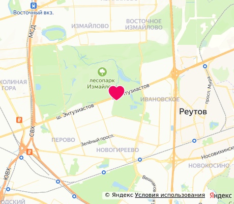 На карте