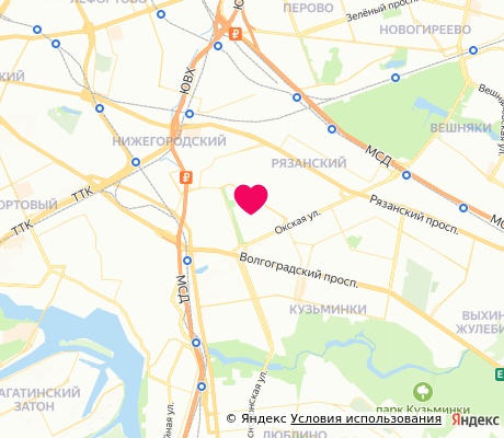 На карте