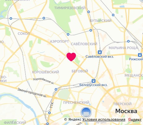 На карте