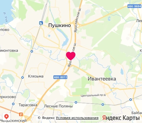 На карте