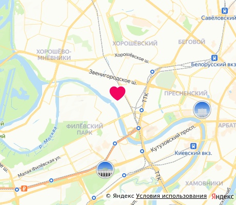 На карте