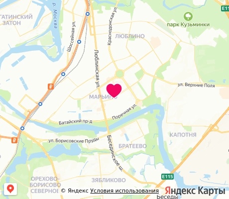 На карте