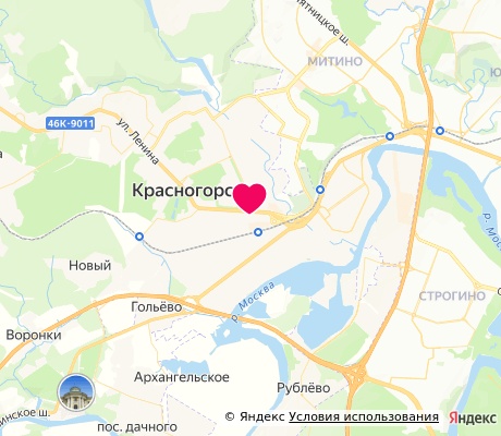 На карте