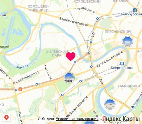На карте
