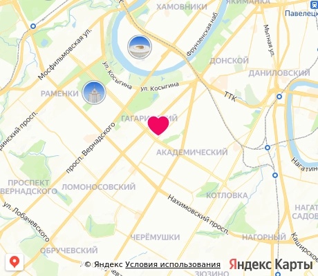 На карте