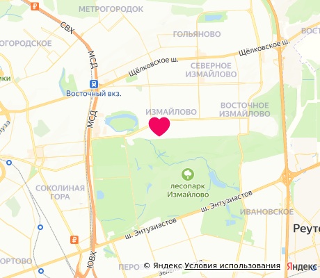 На карте