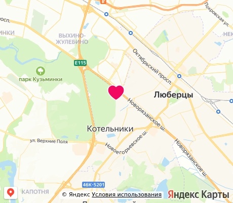 На карте