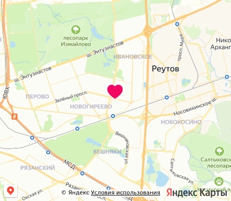 На карте